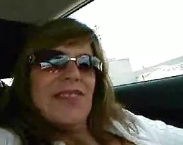 German Wife Flashing Tits In Car 2